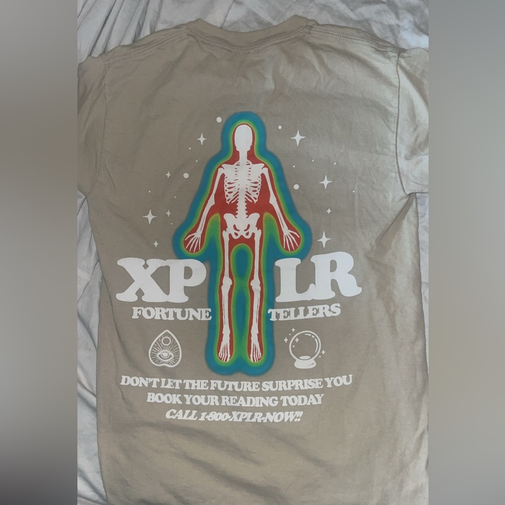 Graphic Tee with Fortune Teller Design